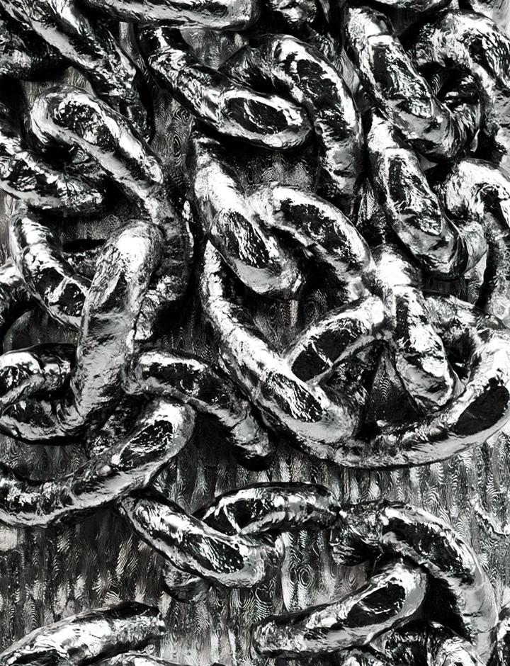 Chain nail jewelry detail