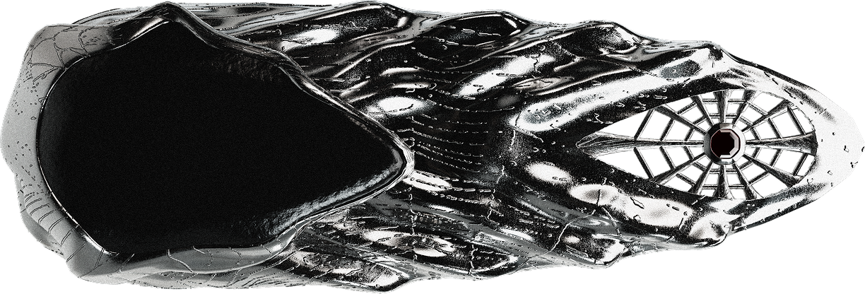 widow nail jewelry side view