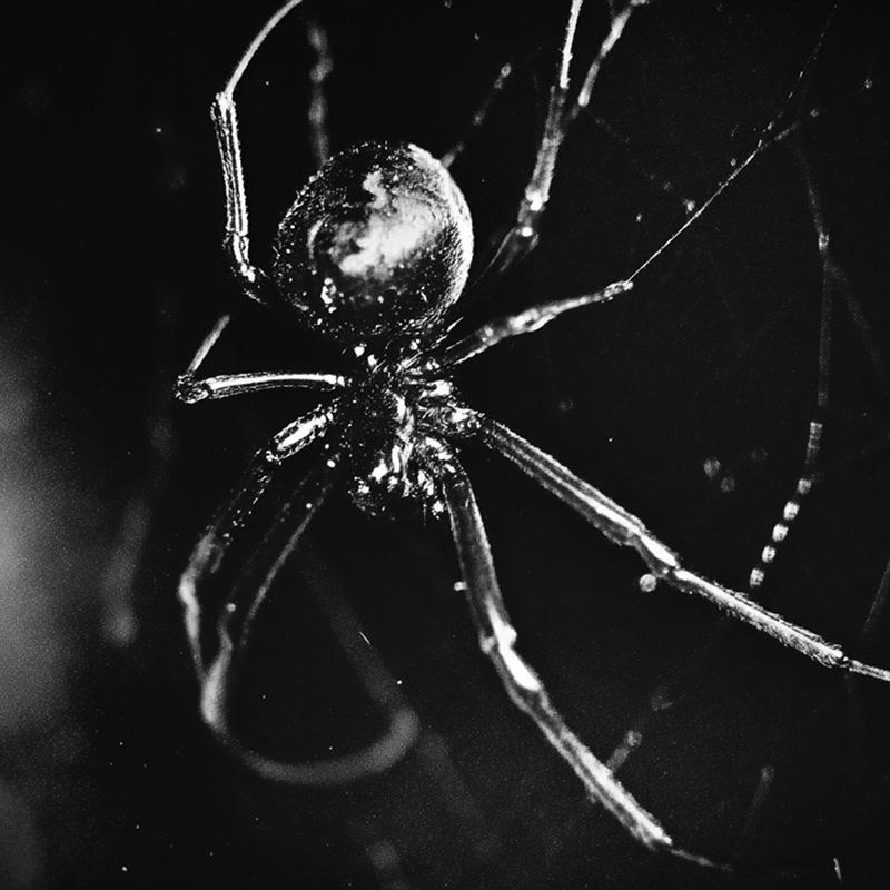 Widow nail jewelry with spider detail